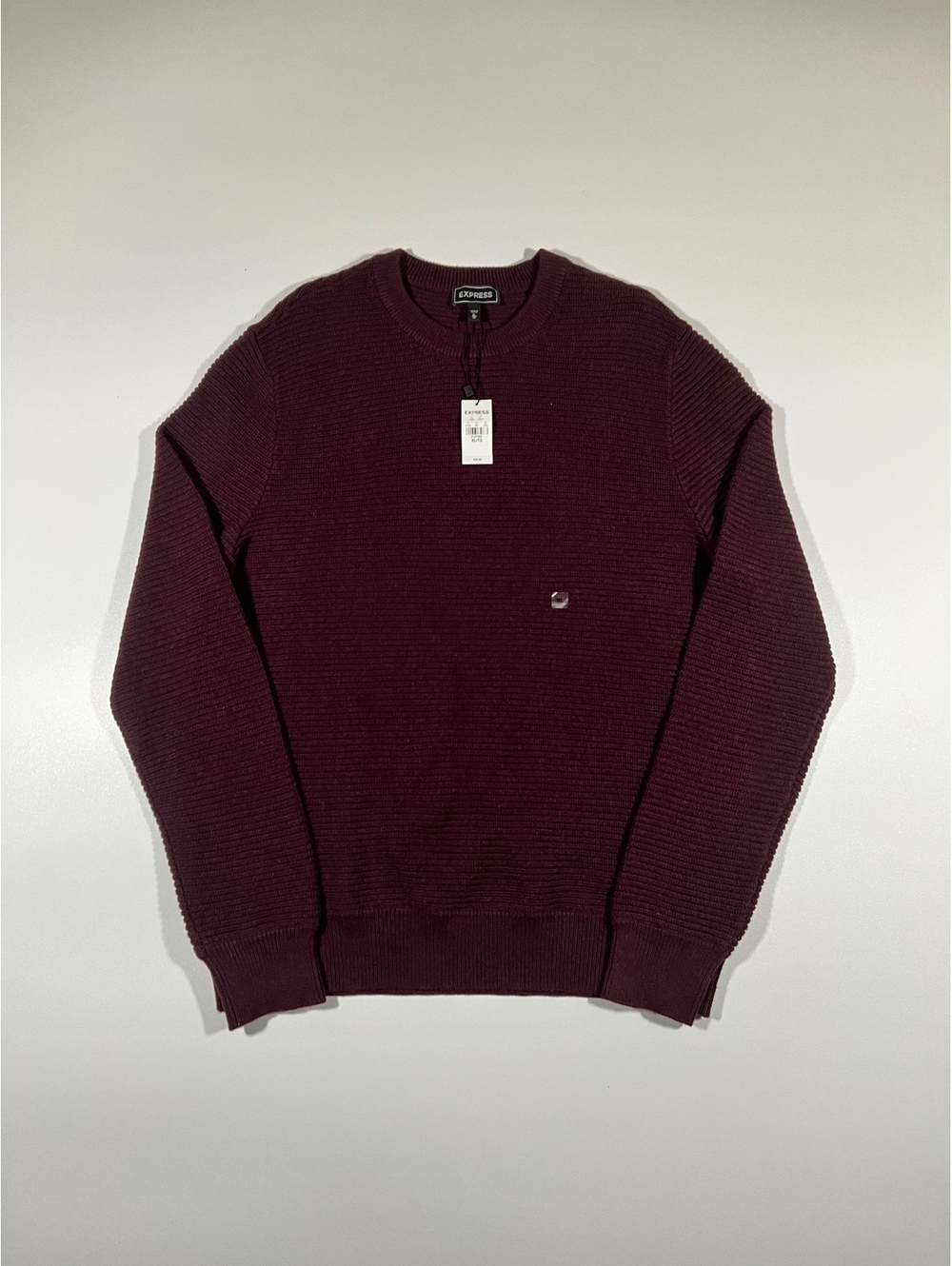 Express burgundy knit sweater